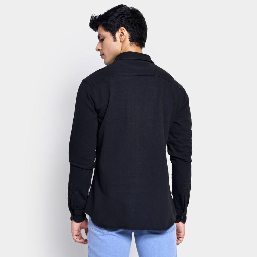 Men's Casual Shirt , Black, large image number null